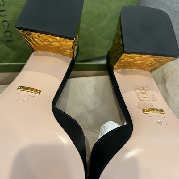 NEW Gucci Cosmos Interlocking GG Cutout Heels - Picture 12 of 12